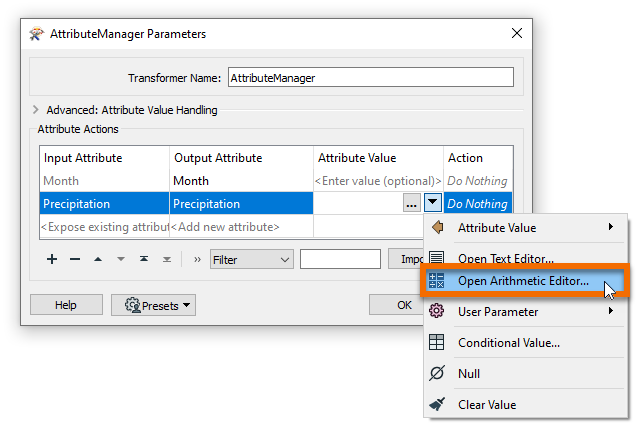 Open Arithmetic Editor